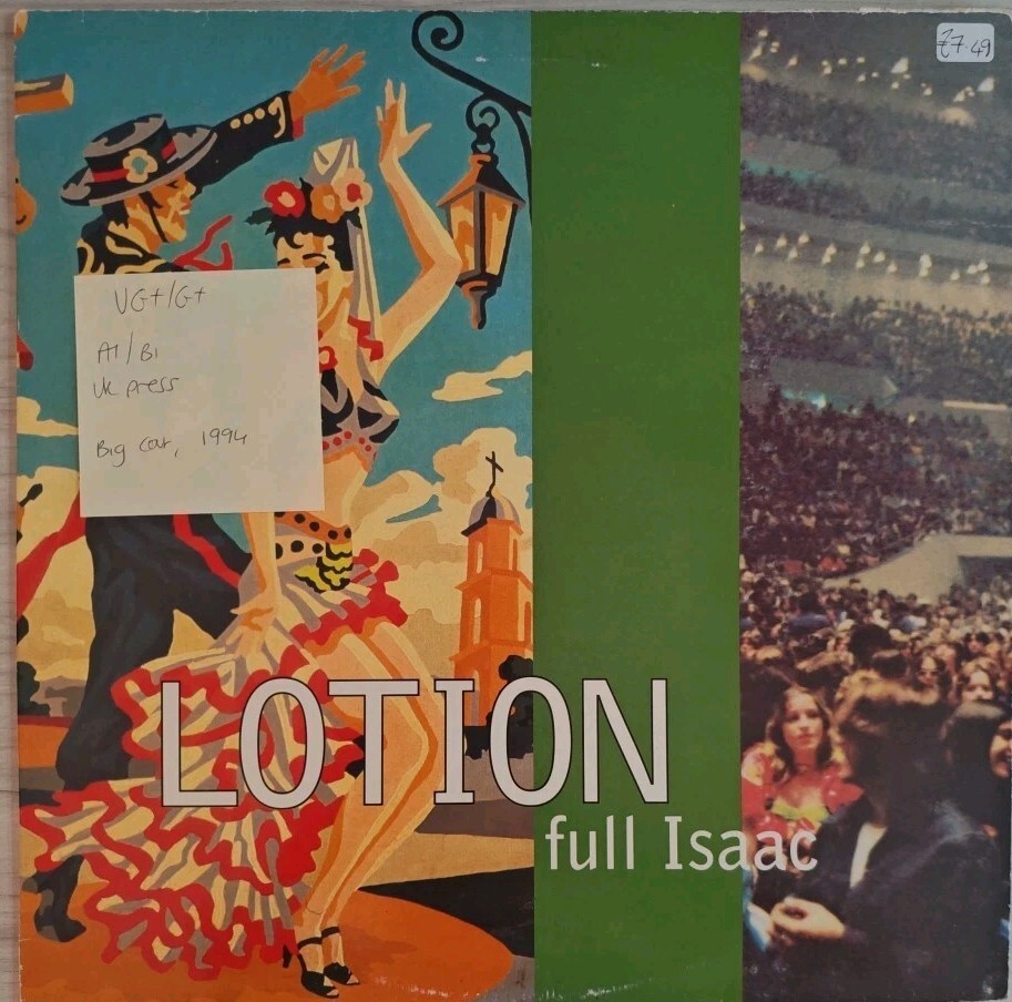 Lotion Full Isaac Vinyl Record VG+/G+ LC7871 1994 sleeve
