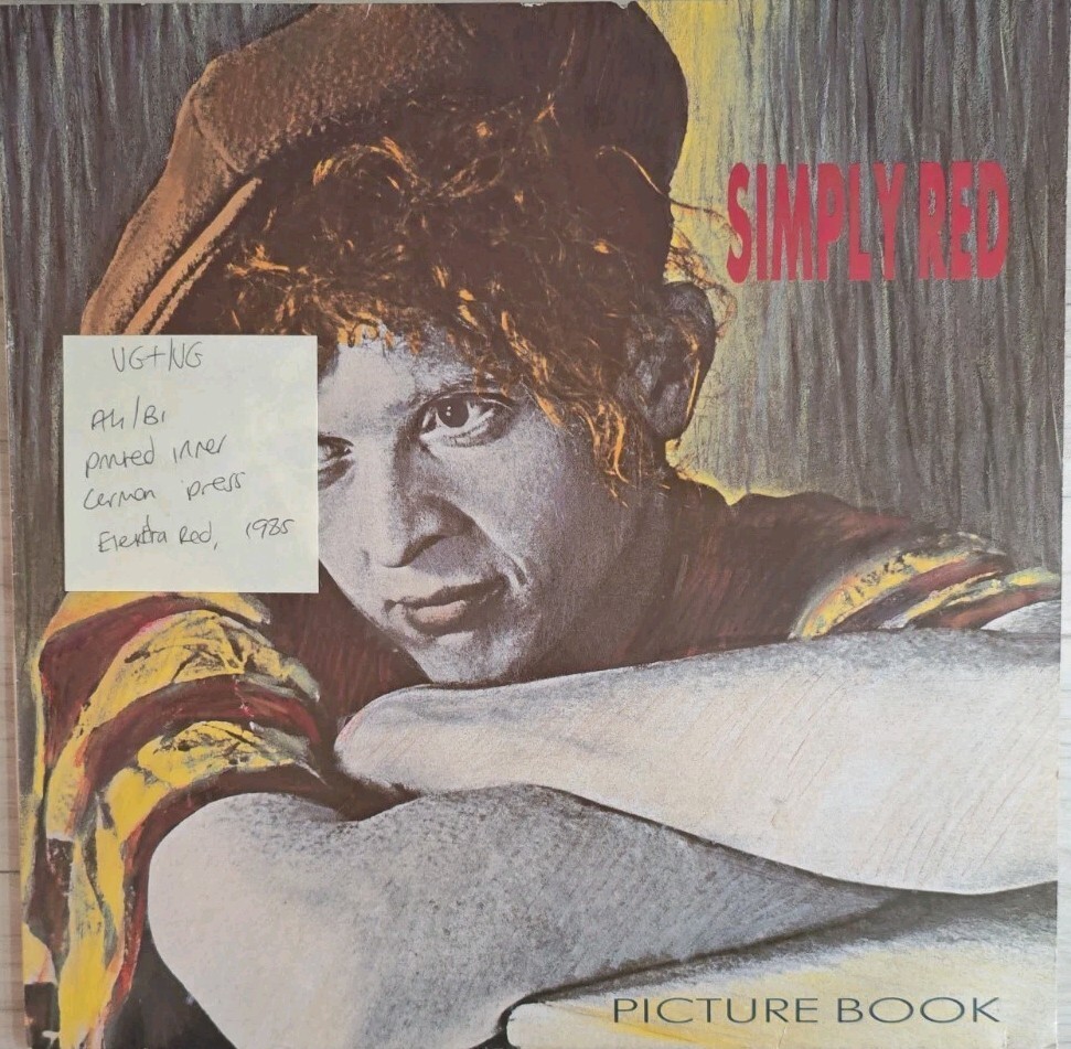 Simply Red Picture Book Vinyl Record VG+/VG EKT 27 1985 sleeve