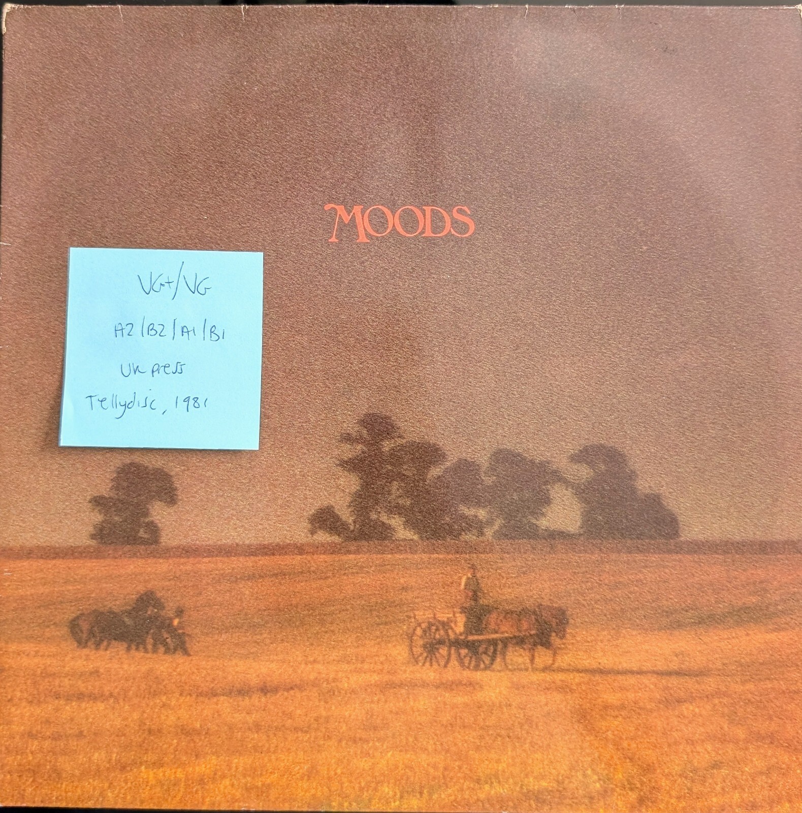 Various Moods Vinyl Record VG+/VG TELLY12 1981 sleeve