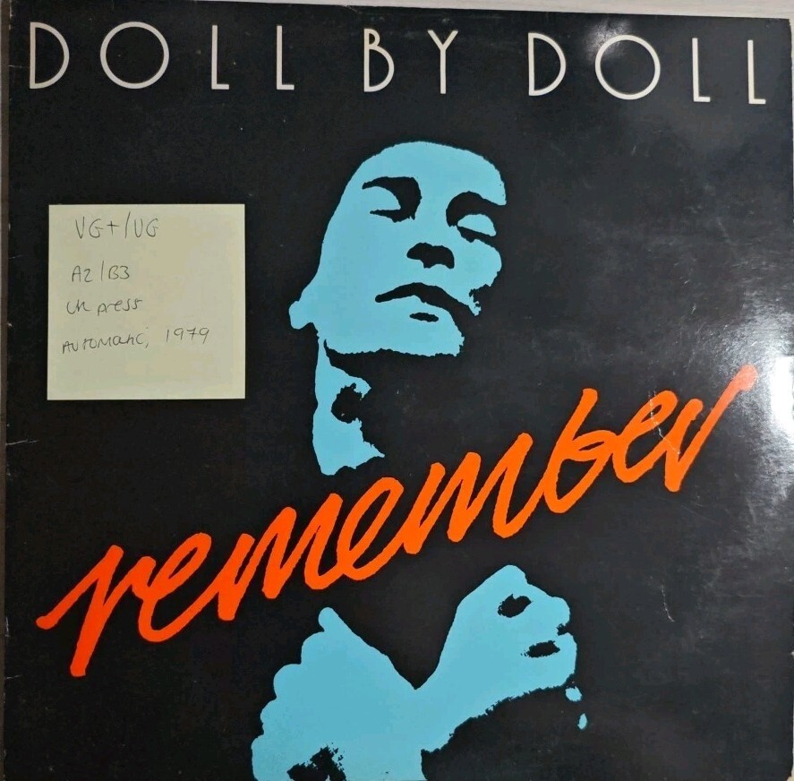 Doll By Doll Remember Vinyl Record LP VG+/VG K56618 1979 vinyl record sleeve Doll By Doll Remember Vinyl Record LP VG+/VG K56618 1979 sleeve