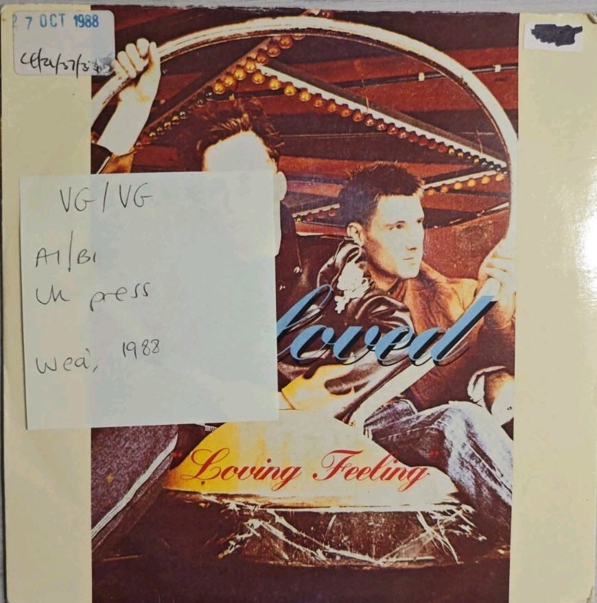 Beloved Loving Feeling Vinyl Record 7" VG/VG YZ311T 1988 sleeve