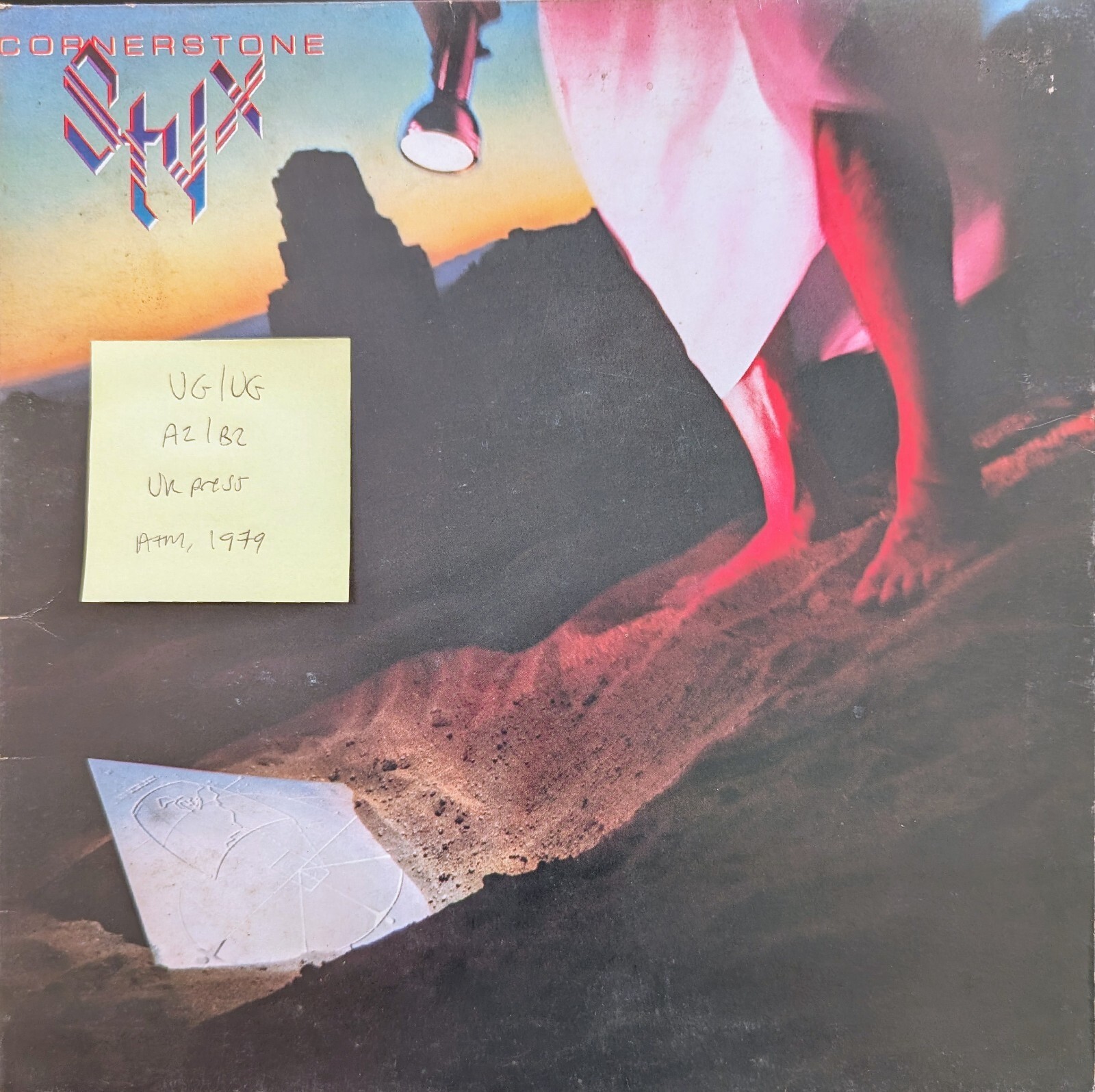 Styx Cornerstone Vinyl Record VG/VG AMLK63711 1979 sleeve