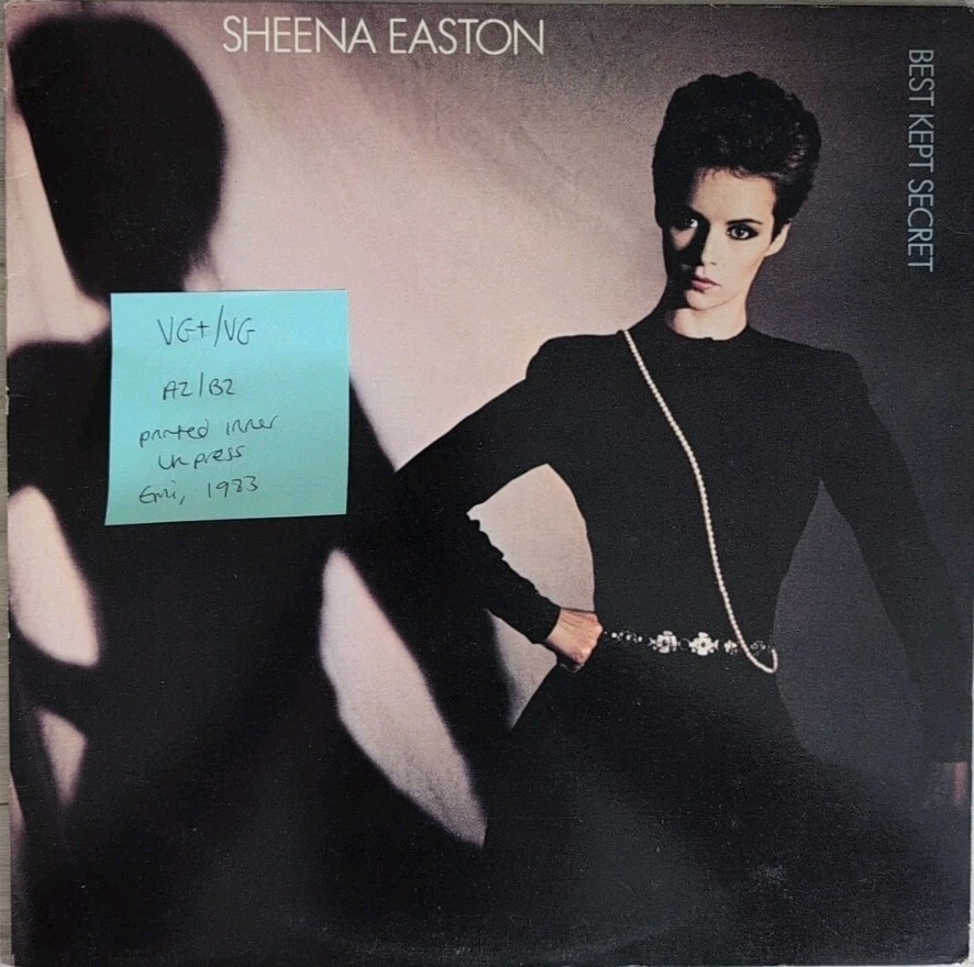 Sheena Easton Best Kept Secret Vinyl Record LP VG+/VG EMC 1077951 1983 vinyl record sleeve Sheena Easton Best Kept Secret Vinyl Record LP VG+/VG EMC 1077951 1983 sleeve