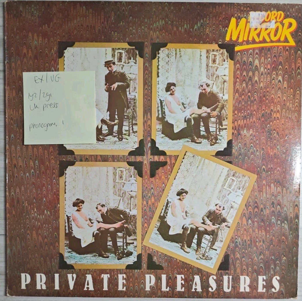 Record Mirror Private Pleasure Vinyl Record LP EX/VG RM 2 vinyl record sleeve Record Mirror Private Pleasure Vinyl Record LP EX/VG RM 2 sleeve