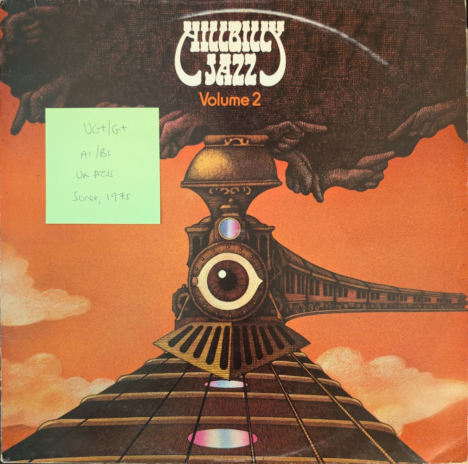 Vassar Clements Hillbilly Jazz Vol 2 Vinyl Record LP VG+/G+ SNTF722 1975 vinyl record sleeve Vassar Clements Hillbilly Jazz Vol 2 Vinyl Record LP VG+/G+ SNTF722 1975 sleeve