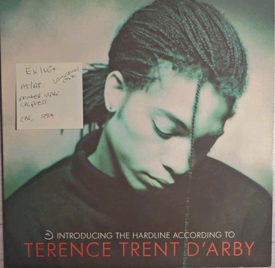 Terence Trent D'Arby Introducing The Hardline Vinyl Record LP EX/VG+ CBS450911 vinyl record sleeve Terence Trent D'Arby Introducing The Hardline Vinyl Record LP EX/VG+ CBS450911 sleeve