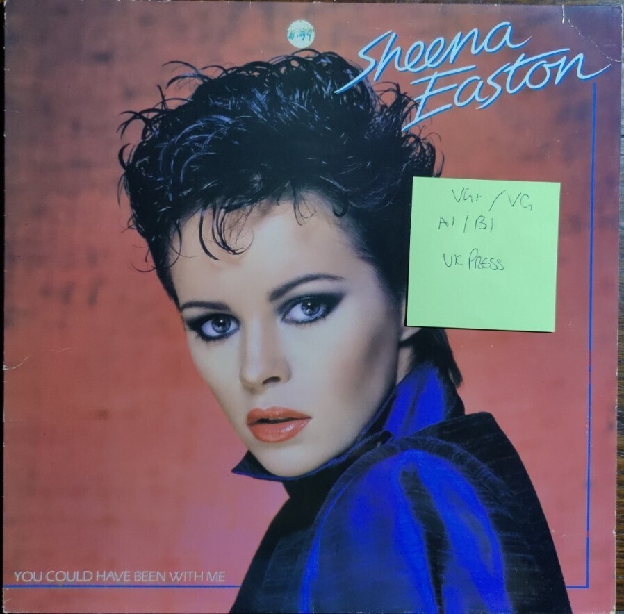 Sheena Easton You Could Have Been With Me Vinyl Record LP VG+/VG EMC 3378 1981 1st vinyl record sleeve Sheena Easton You Could Have Been With Me Vinyl Record LP VG+/VG EMC 3378 1981 1st sleeve