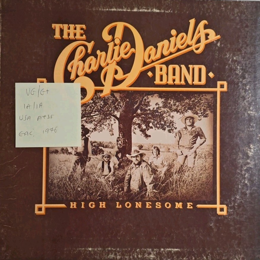 The Charlie Daniels Band High Lonesome Vinyl Record VG/G+ EPC34377 1976 sleeve
