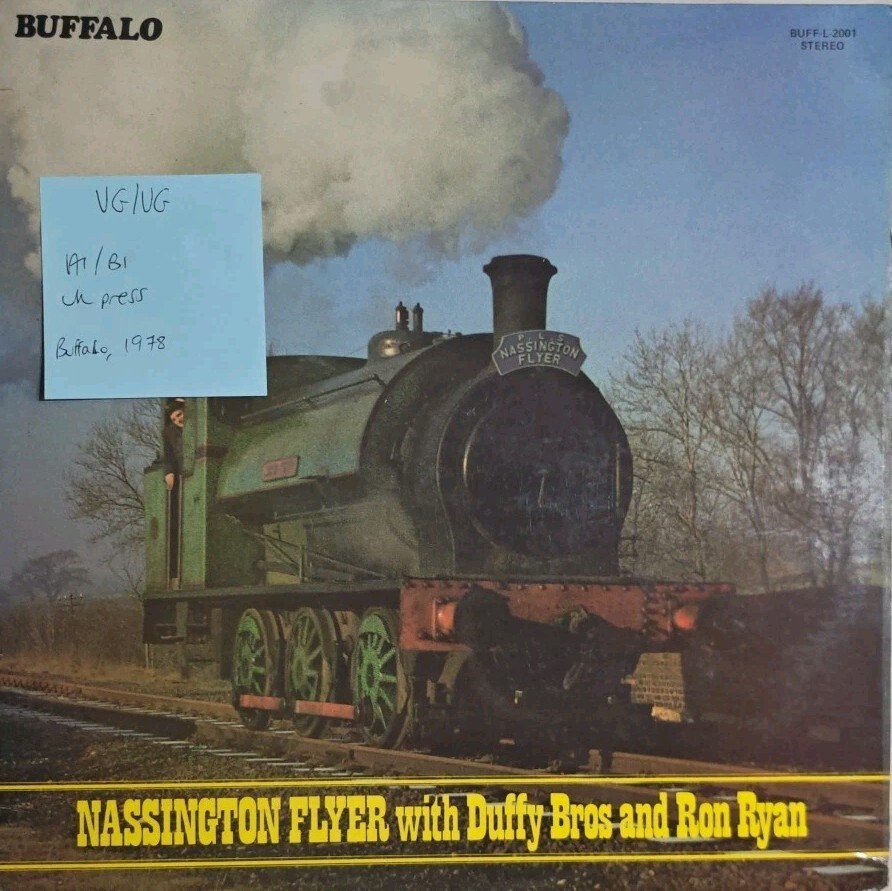 The Duffy Brothers And Ron Ryan Nassington Flyer Vinyl Record LP VG/VG BUFF-L-2001 vinyl record sleeve The Duffy Brothers And Ron Ryan Nassington Flyer Vinyl Record LP VG/VG BUFF-L-2001 sleeve