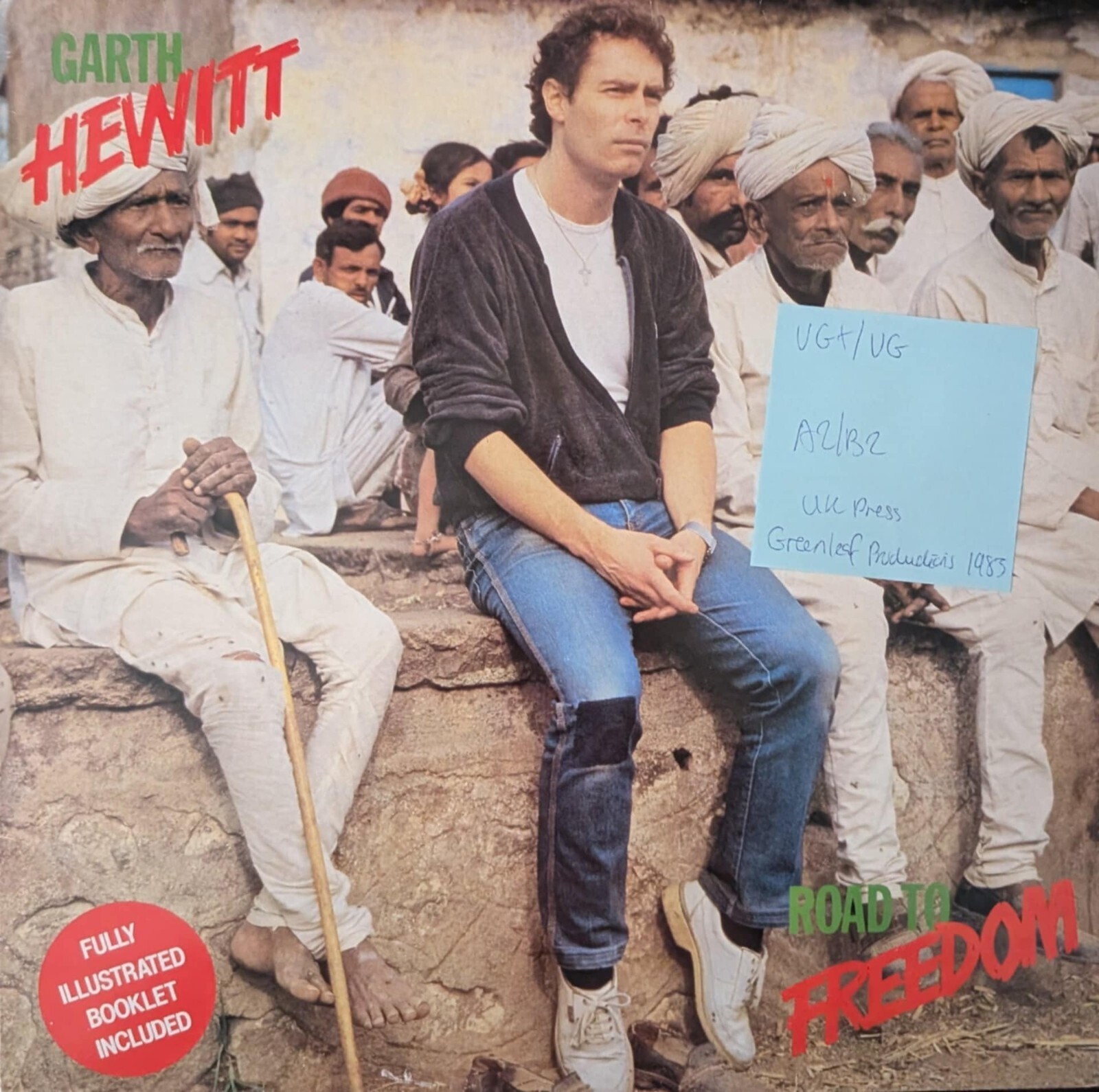 Garth Hewitt Road To Freedom Vinyl Record VG+/VG MYR 1151 1983 vinyl record sleeve Garth Hewitt Road To Freedom Vinyl Record VG+/VG MYR 1151 1983 sleeve