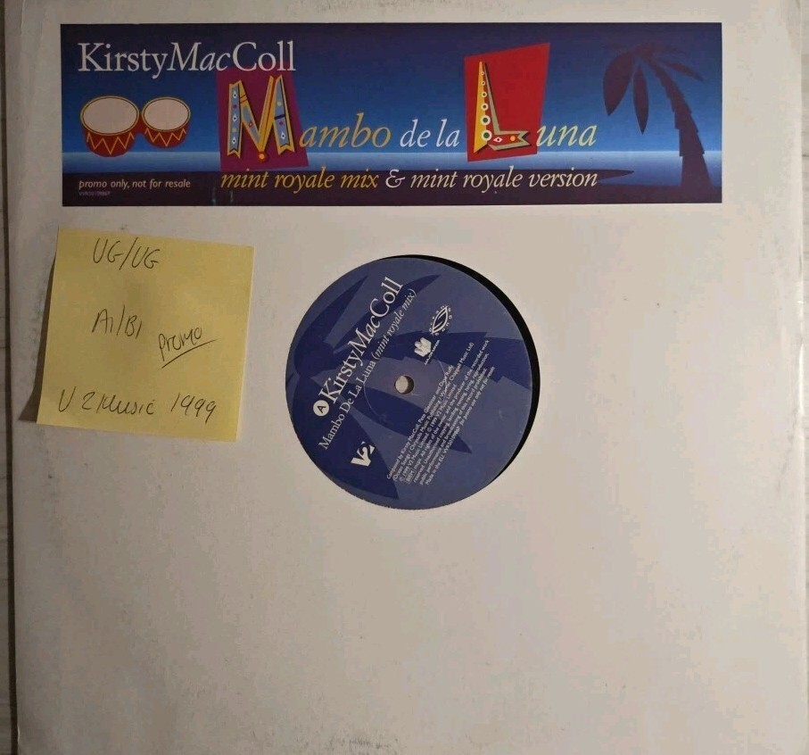 Kirsty MacColl Mambo De La Luna Vinyl Record VG/VG 1999 vinyl record sleeve Kirsty MacColl Mambo De La Luna Vinyl Record VG/VG 1999 sleeve