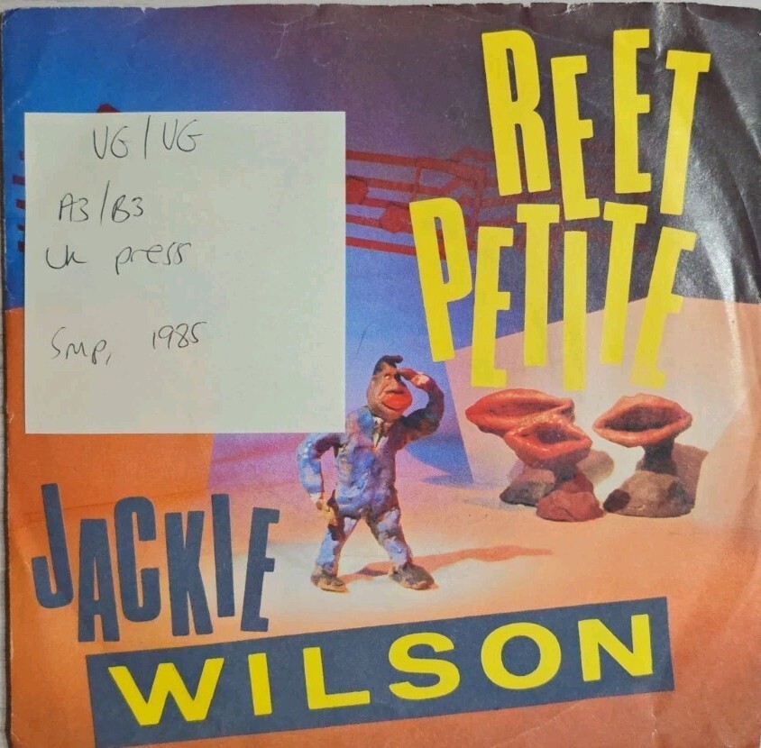 Jackie Wilson Reet Petite Vinyl Record VG/VG SKM3 1985 sleeve