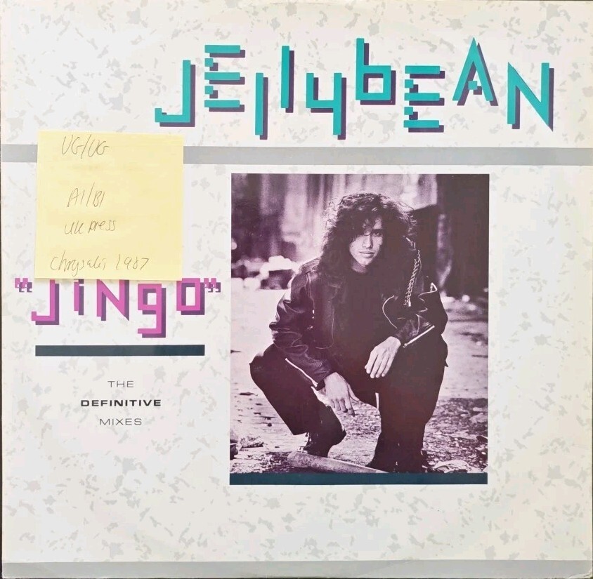 Jellybean Jingo (The Definitive Mixes) Vinyl Record VG/VG JELX2 1987 sleeve